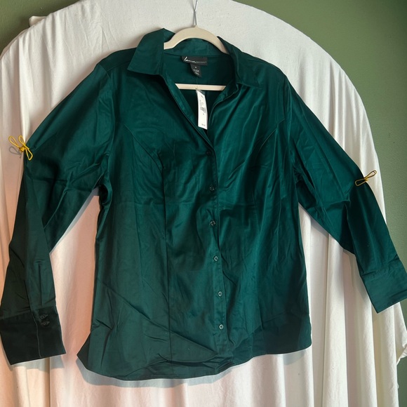Lane Bryant Tops - Lane Bryant Long Sleeve Button Up Shirt Size 18